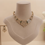 Premium Moissanite Kundan Necklace Set