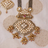 Antique Kundan Mangalsutra Set