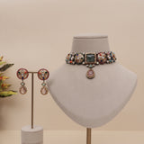 Sabyasachi Inspired Heritage Choker Necklace Set