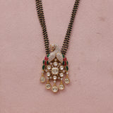 Moissanite Kundan Designer Mangalsutra 24 Inch