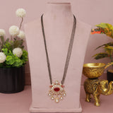 Moissanite Kundan Designer Mangalsutra 24 Inch