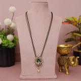 Moissanite Kundan Designer Mangalsutra 24 Inch