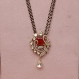 Moissanite Kundan Designer Mangalsutra 24 Inch