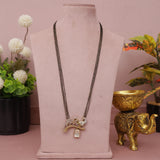 Moissanite Kundan Designer Mangalsutra 24 Inch