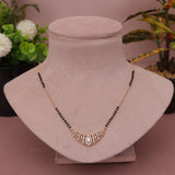 Short A D Mangalsutra 18 Inch