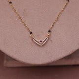 Short A D Mangalsutra 18 Inch