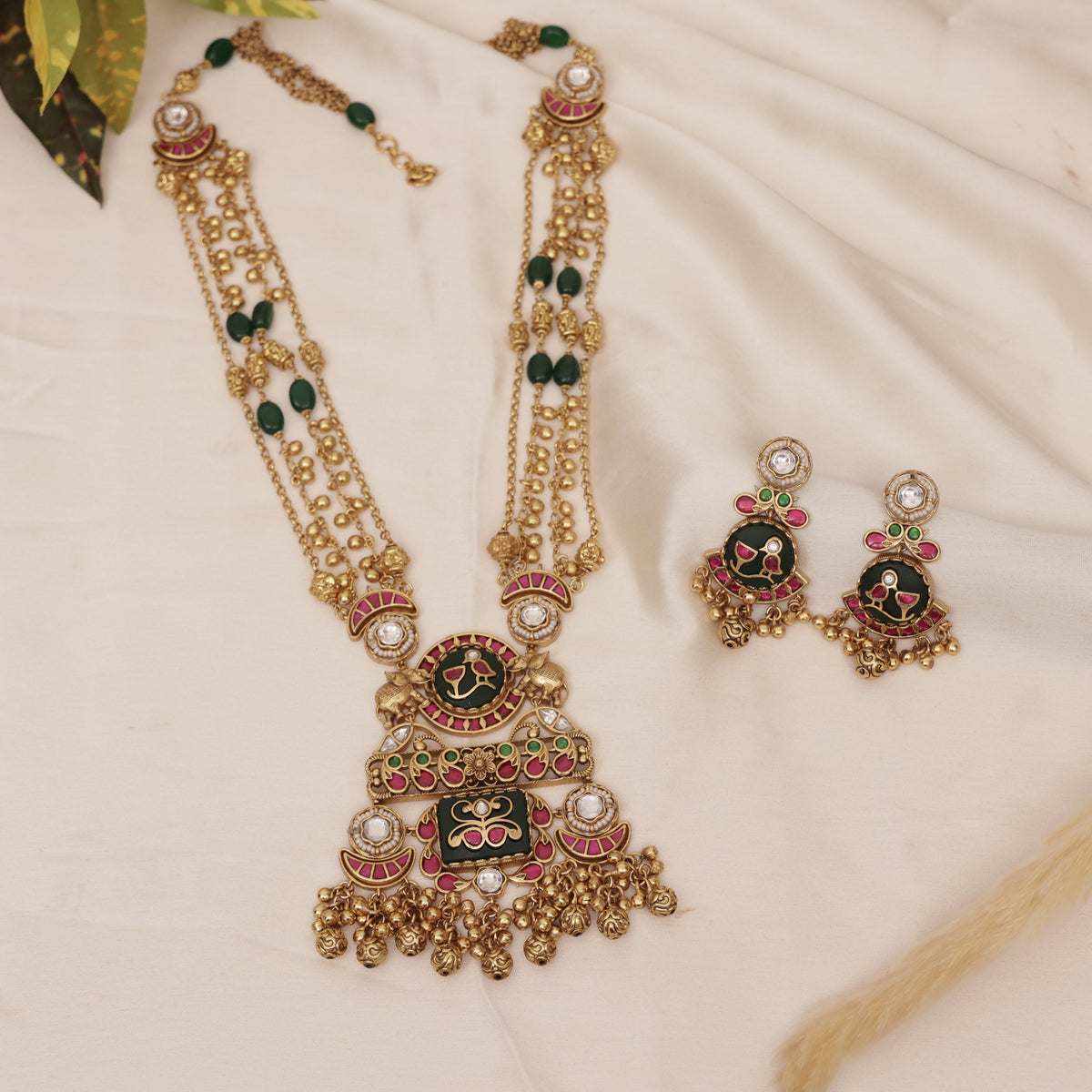 Antique Heritage Lariat Necklace set