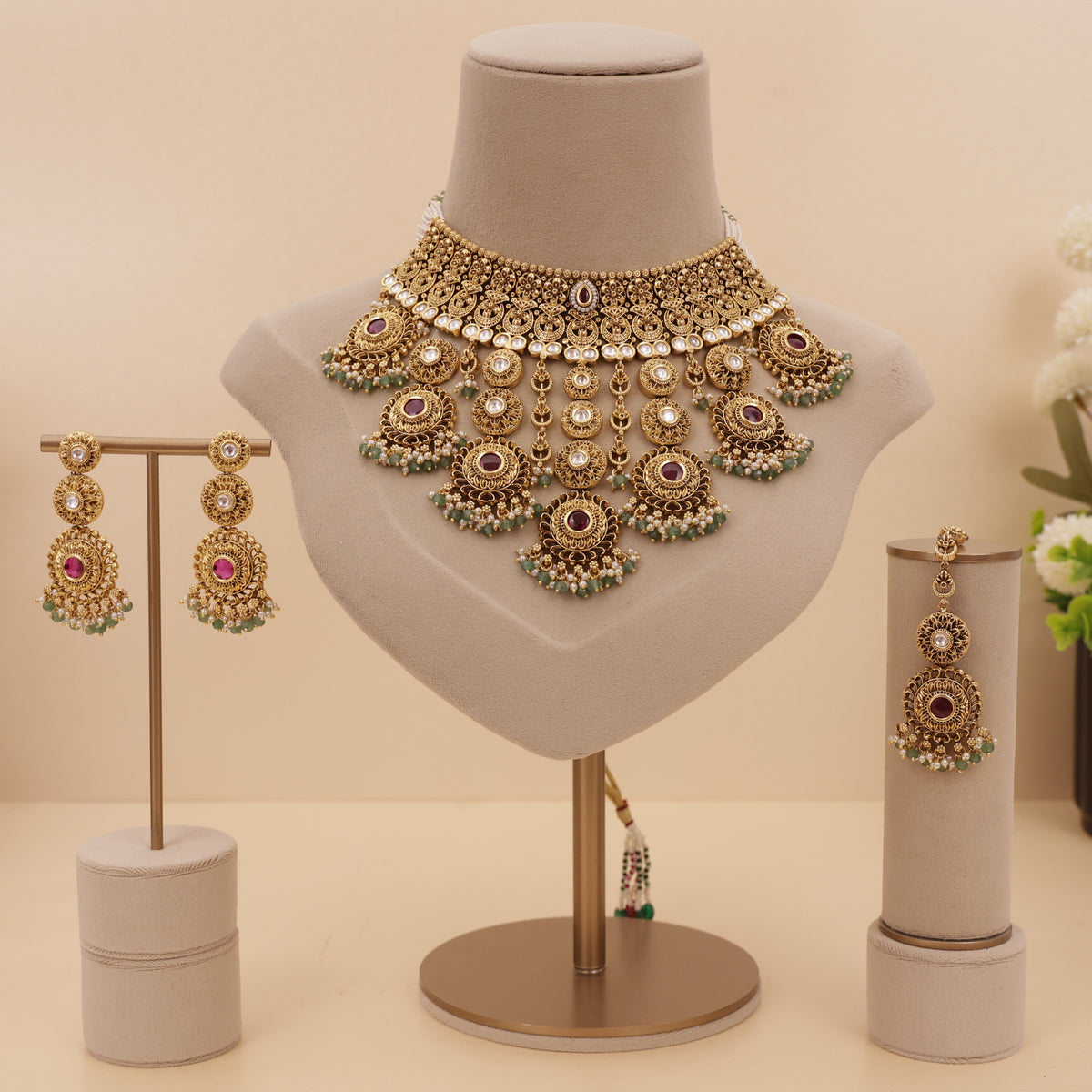 Antique Swarovski Necklace Set