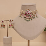 Antique Heritage Pachhi Kundan Choker Necklace set