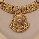 Antique Matt Gold  Necklace set