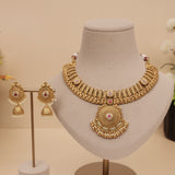 Antique Matt Gold  Necklace set