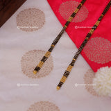 Real Gold Look Mangalsutra Mala Chain 36 Inch 6 Line