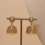 Antique Gold Temple Haram Lariet Necklace set
