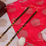 Real Gold Look Mangalsutra Mala Chain 30 Inch 10 Line
