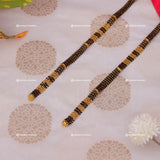 Real Gold Look Mangalsutra Mala Chain 30 Inch 10 Line