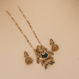 Ganapati pendant set necklace haram 