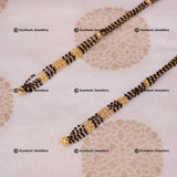 Real Gold Look Mangalsutra Mala Chain 30 Inch 6 Line