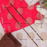 Real Gold Look Mangalsutra Mala Chain 30 Inch 5 Line