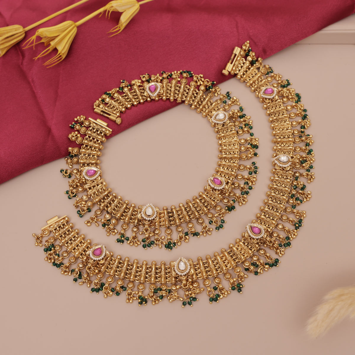 Antique Gold Payal