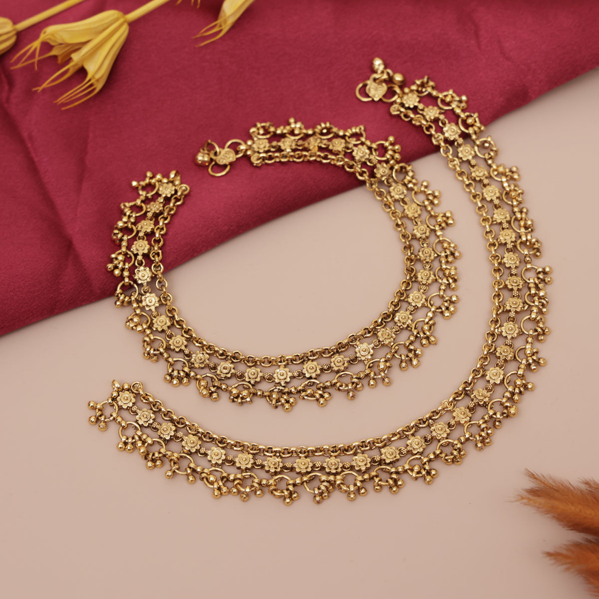 Antique Gold Payal