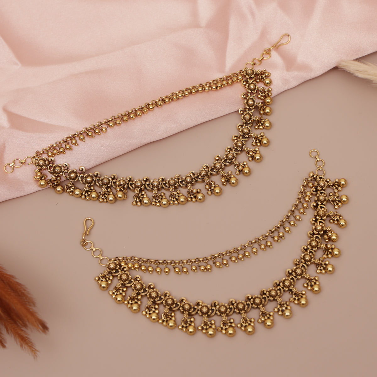 Antique Gold Ear chain - Matil