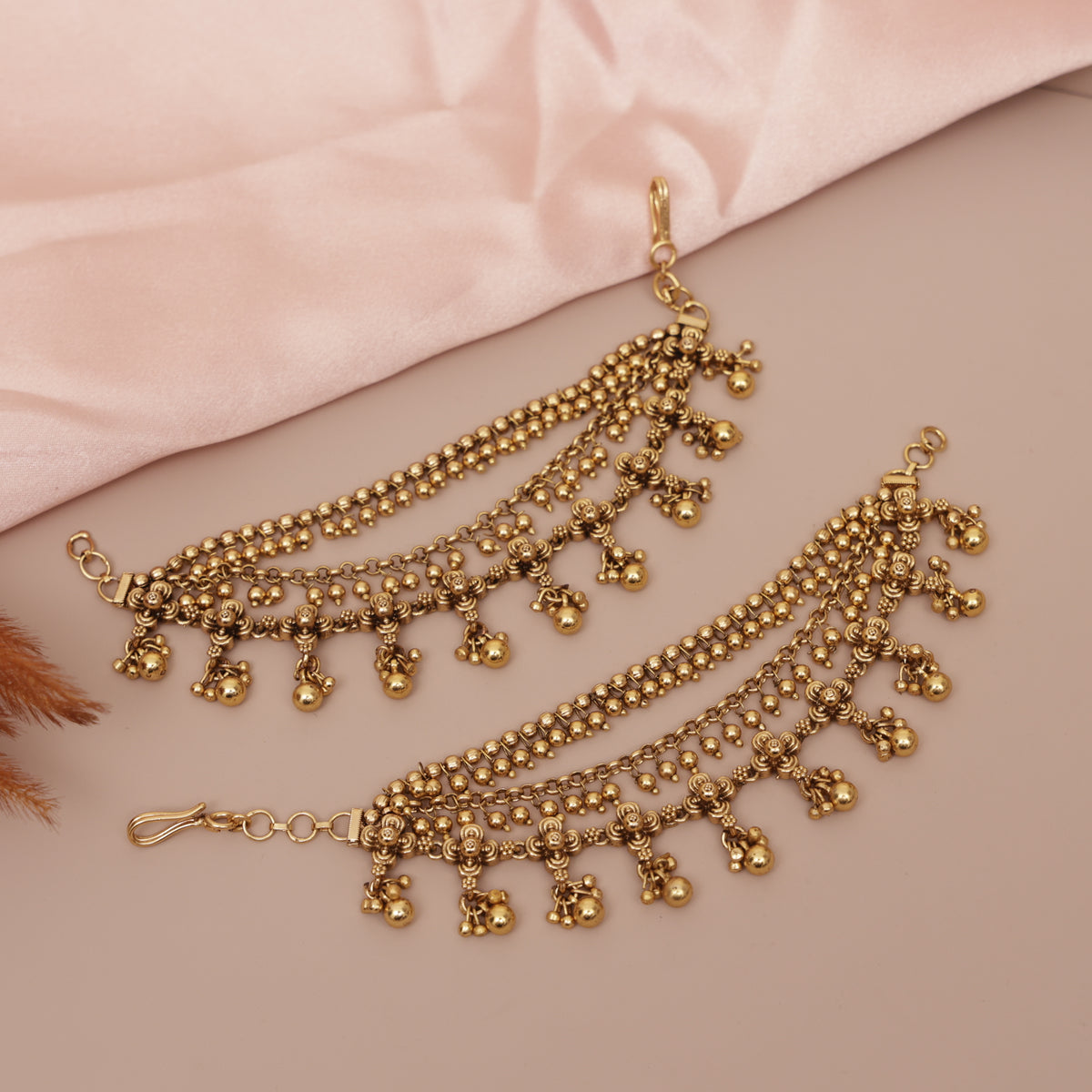 Antique Gold Ear chain - Matil