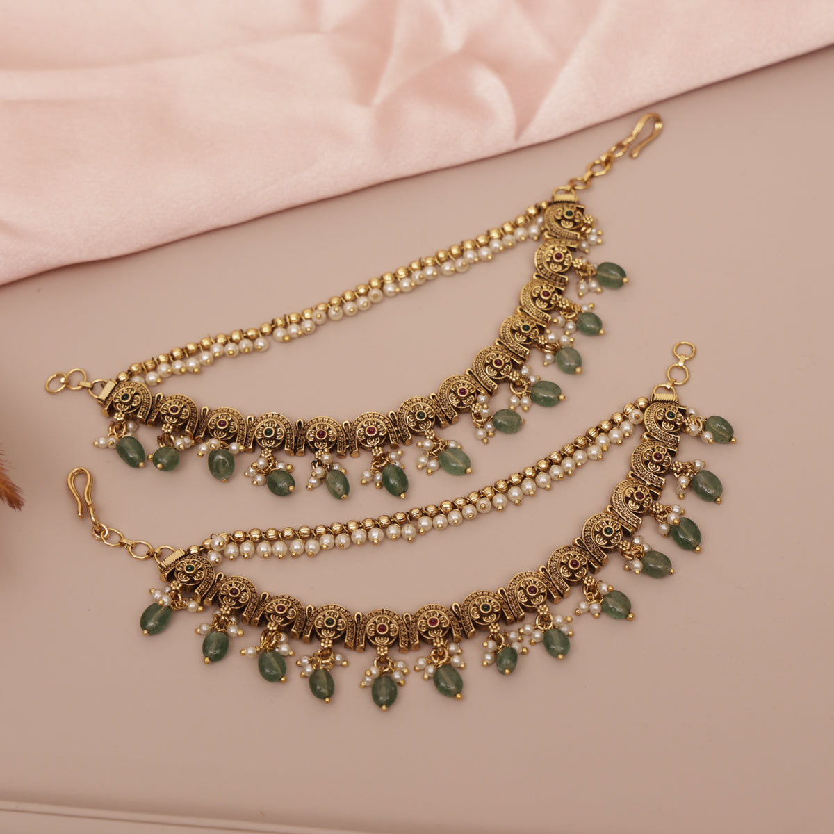 Antique Gold Ear chain - Matil