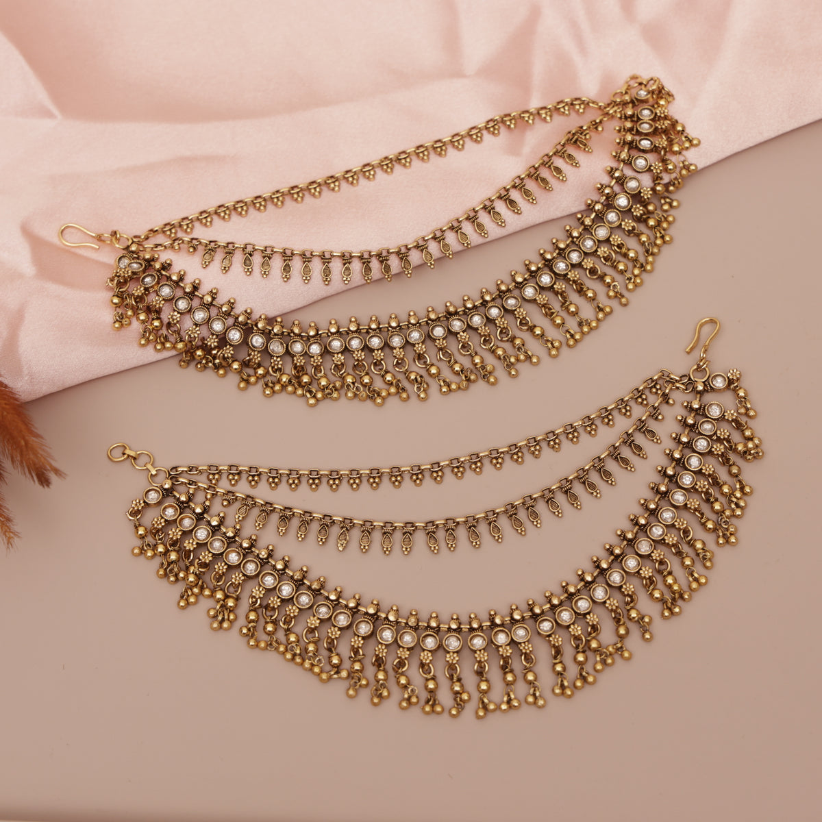 Antique Gold Ear chain - Matil
