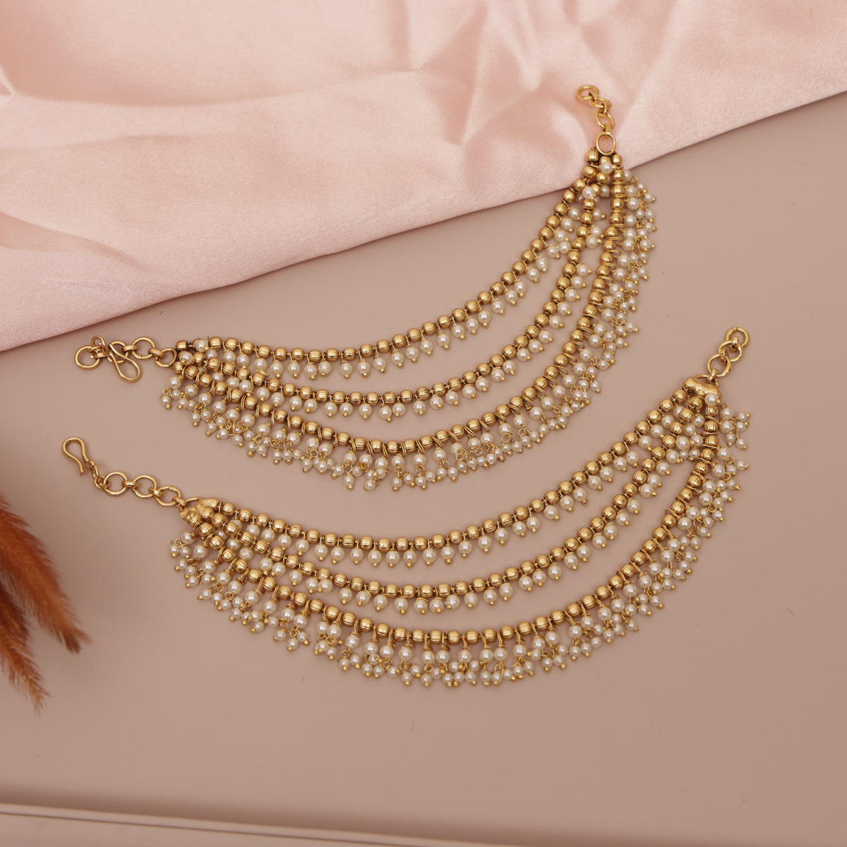 Antique Gold Ear chain - Matil