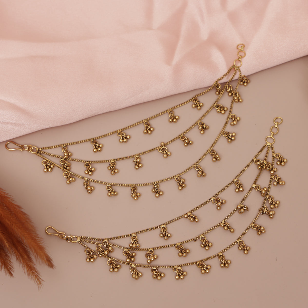 Antique Gold Ear chain - Matil