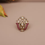 Kundan Finger Ring
