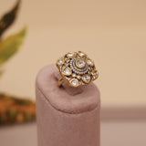 Kundan Finger Ring