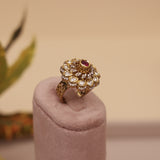 Kundan Finger Ring
