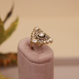 Kundan Finger Ring