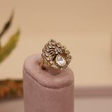 Kundan Finger Ring