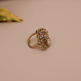 Kundan Finger Ring