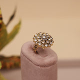 Kundan Finger Ring