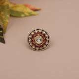 Kundan Finger Ring