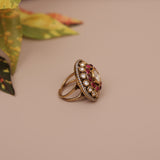 Kundan Finger Ring