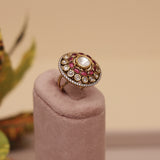 Kundan Finger Ring