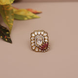 Kundan Finger Ring
