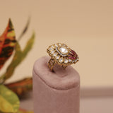 Kundan Finger Ring