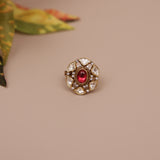 Kundan Finger Ring