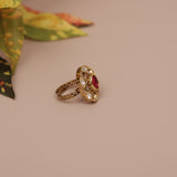 Kundan Finger Ring