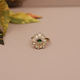 Kundan Finger Ring