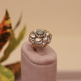 Kundan Finger Ring