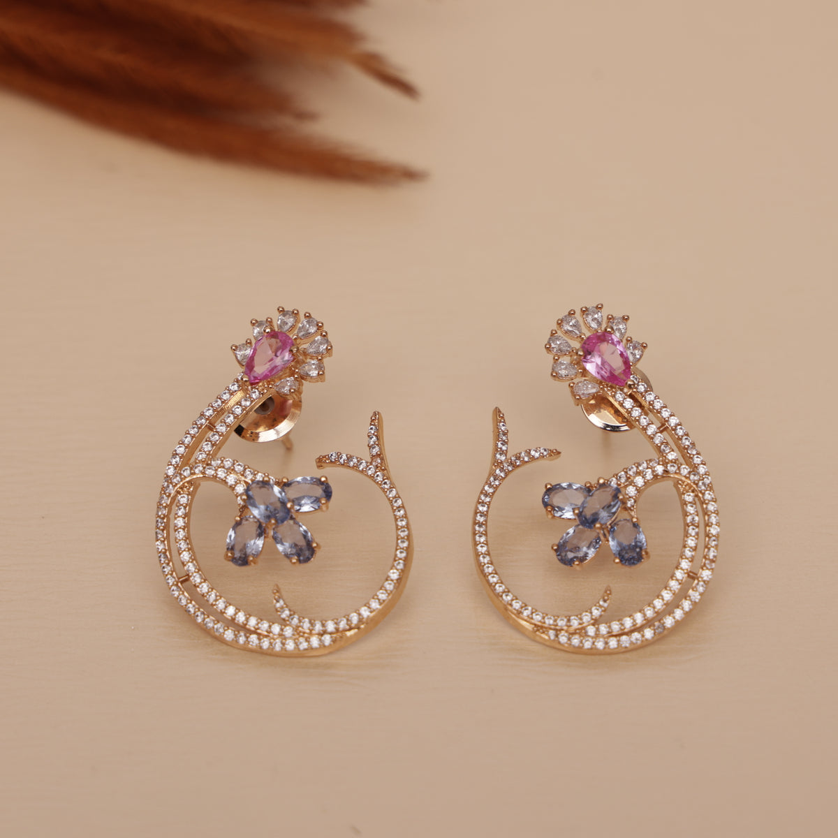 American Diamond Stud Earring