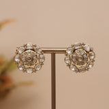 Premium Moissanite Kundan Studs Earring