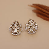 Premium Moissanite Kundan Studs Earring