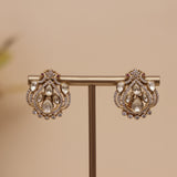 Premium Moissanite Kundan Studs Earring